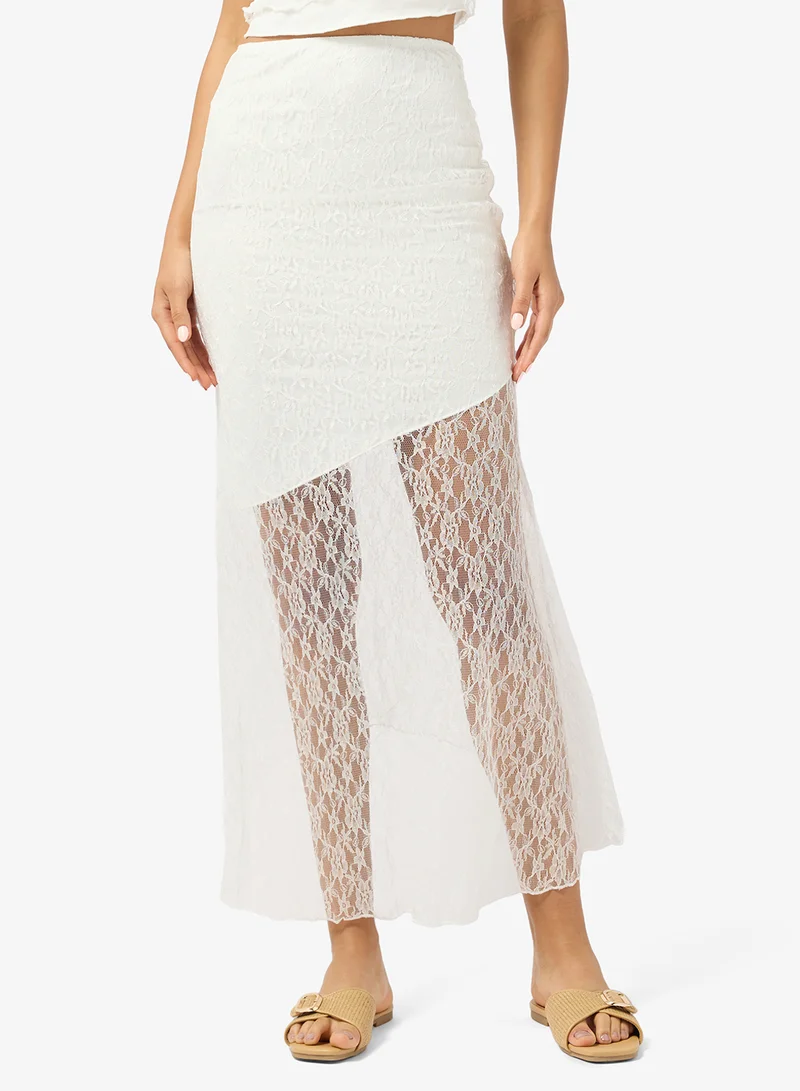 Ginger Cami Lace Tank Top & Maxi Skirt Coord Set